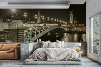 Iconic bridge mural ideal for modern and classic interiors

