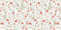 The wallpaper has a classic, timeless feel.

