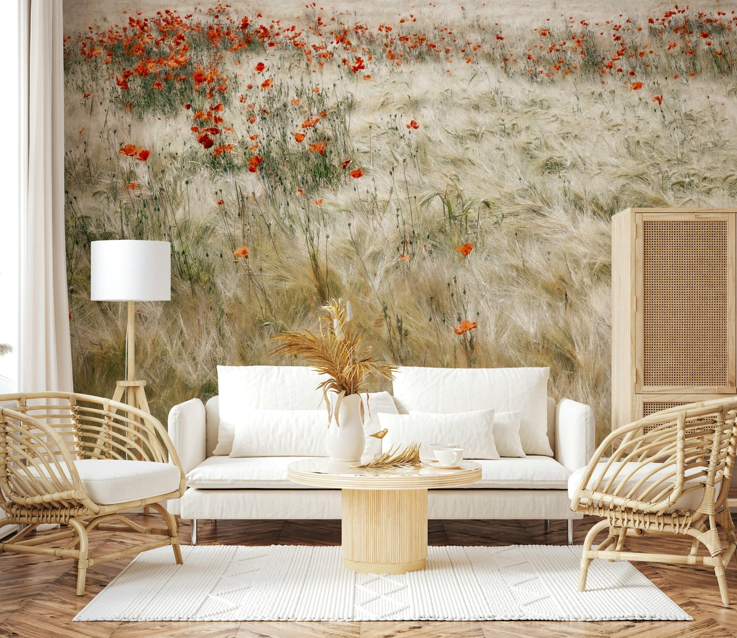 Poppy Field Dreams Wall Mural -2539580