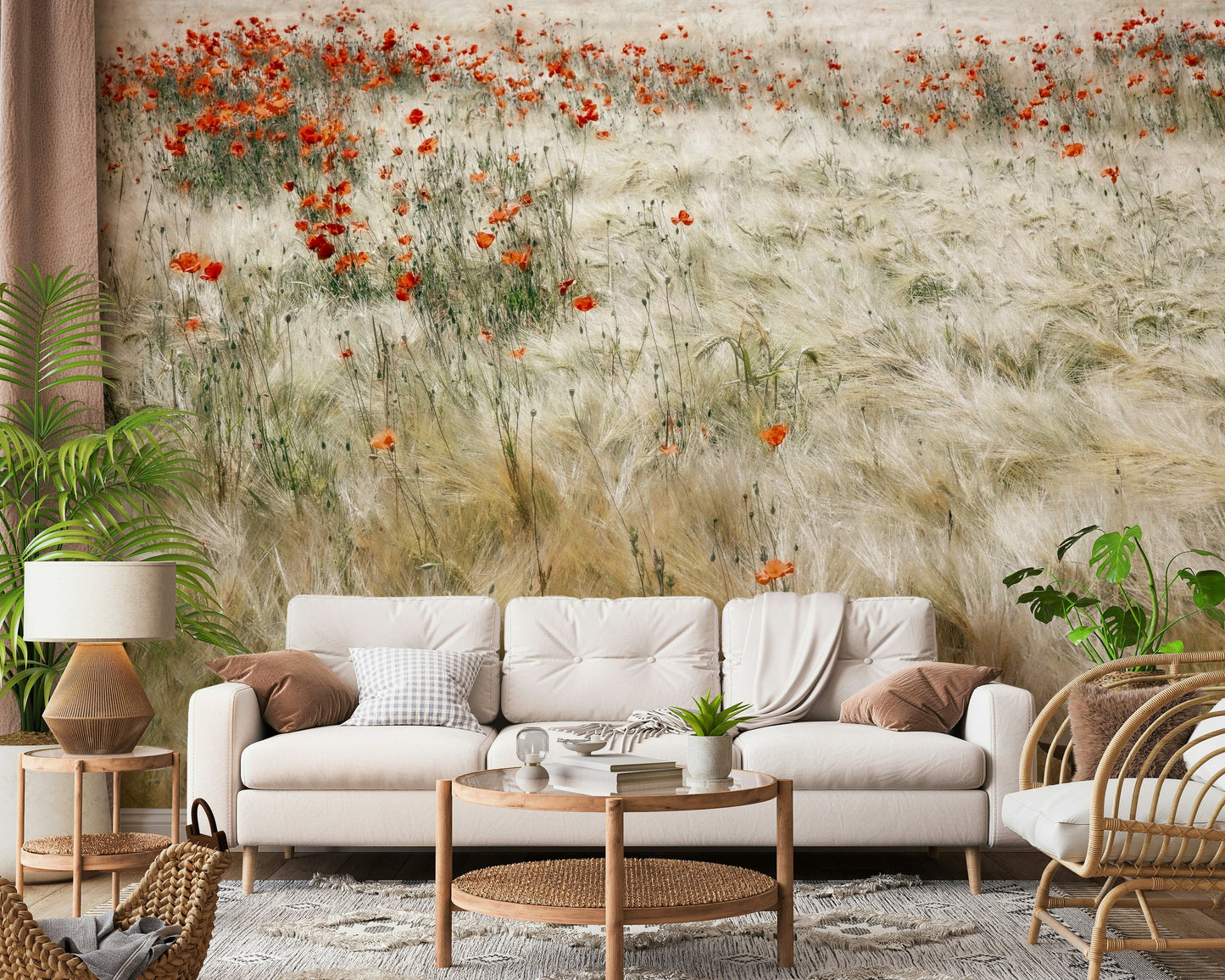 Poppy Field Dreams Wall Mural -2539580