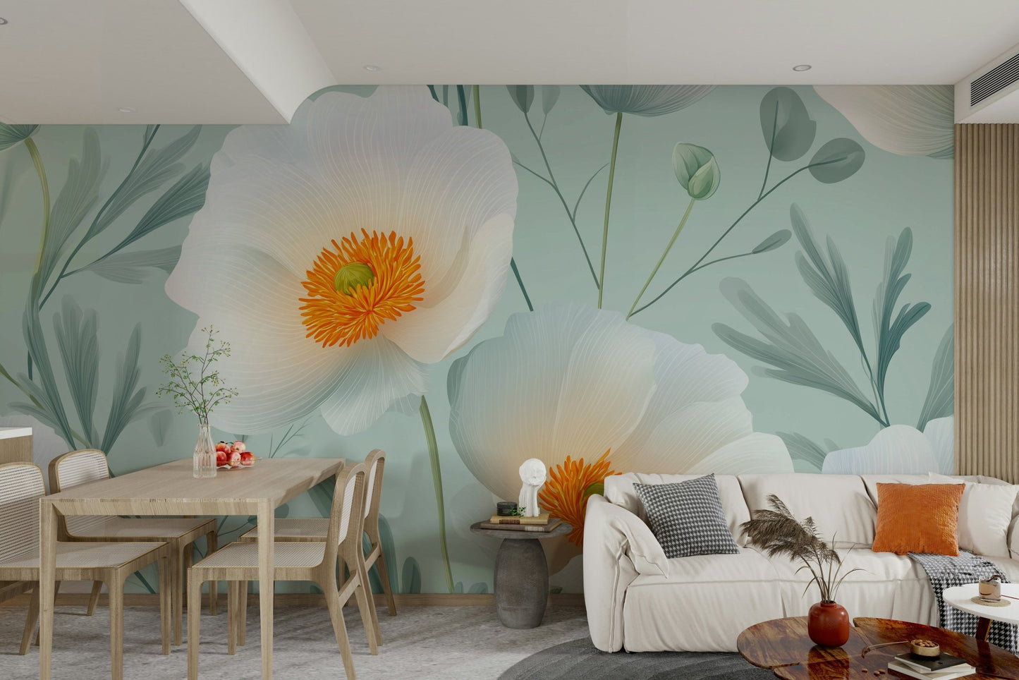 It gives a feeling of serene elegance.
