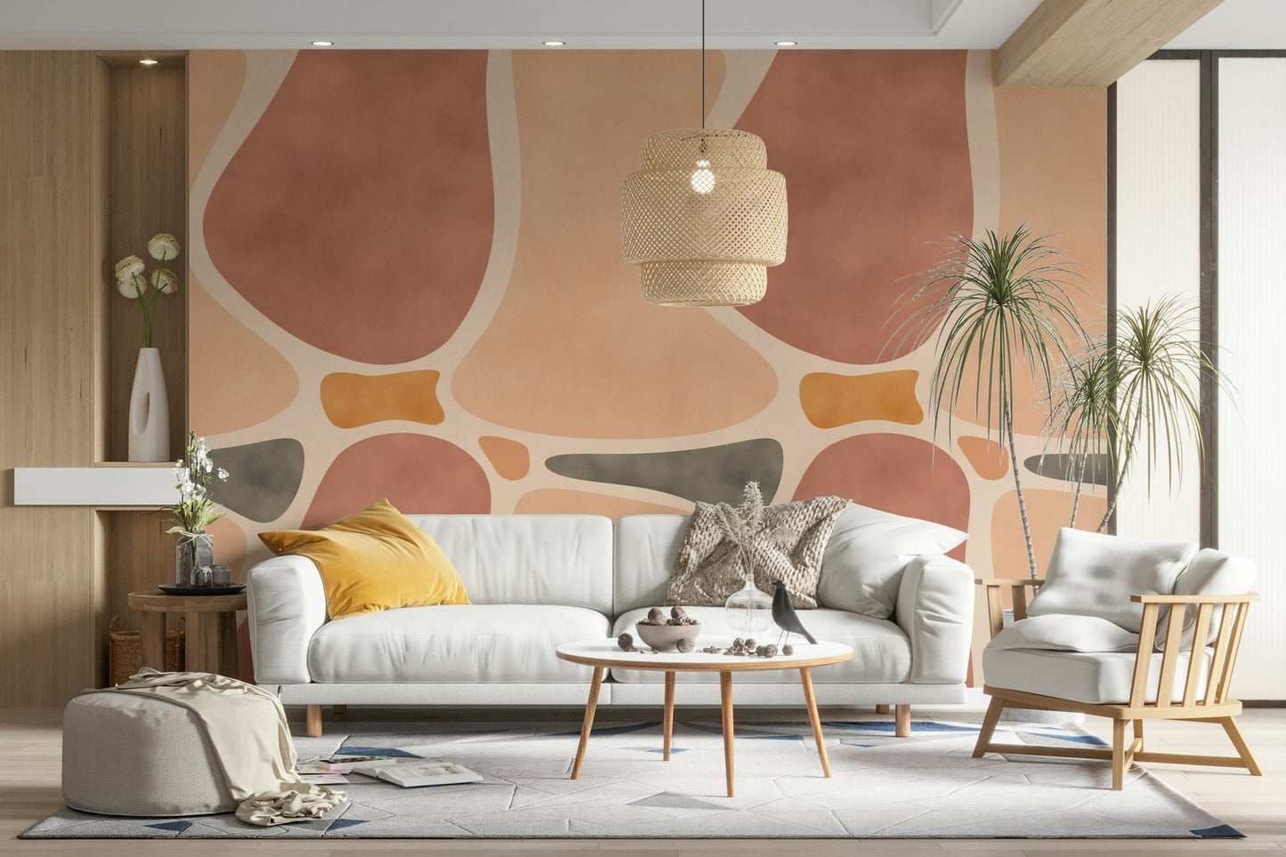 Modern pottery design wallpaper

