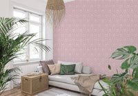 Powder Pink Bloom DAMASK Wallpaper⁠