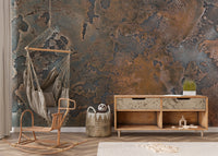 Rusty Metal Wallpaper Mural - Giffywalls