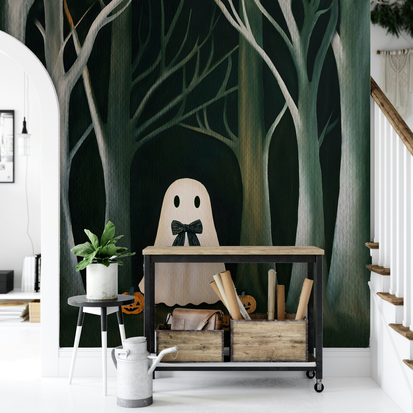 The Preppy Ghost Wall Mural⁠ - unique design



