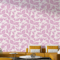 High-resolution image of pink floral patterns.


