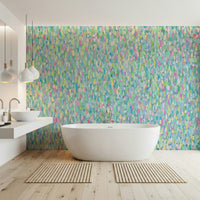 A serene fluid pattern wall mural for your decor.