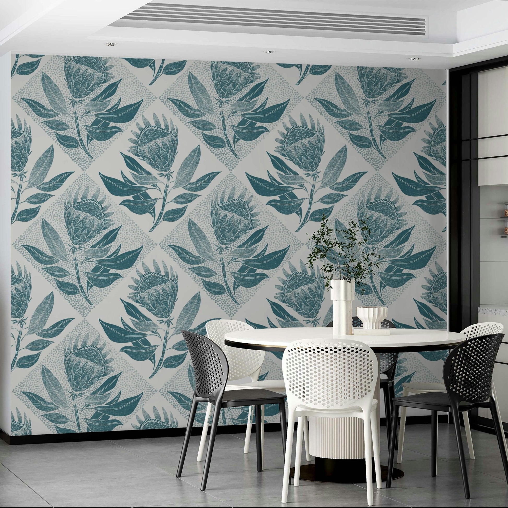 Ideal for adding bold floral elements to modern interiors

