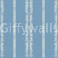 French blue boho stripes bringing depth and serenity to your space

