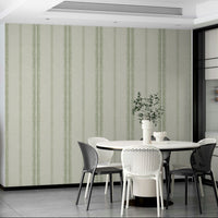 Soft linen texture with light green boho patterns

