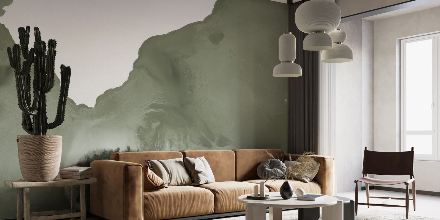 Pseudo Sage Watercolor Wall Mural - Giffywalls