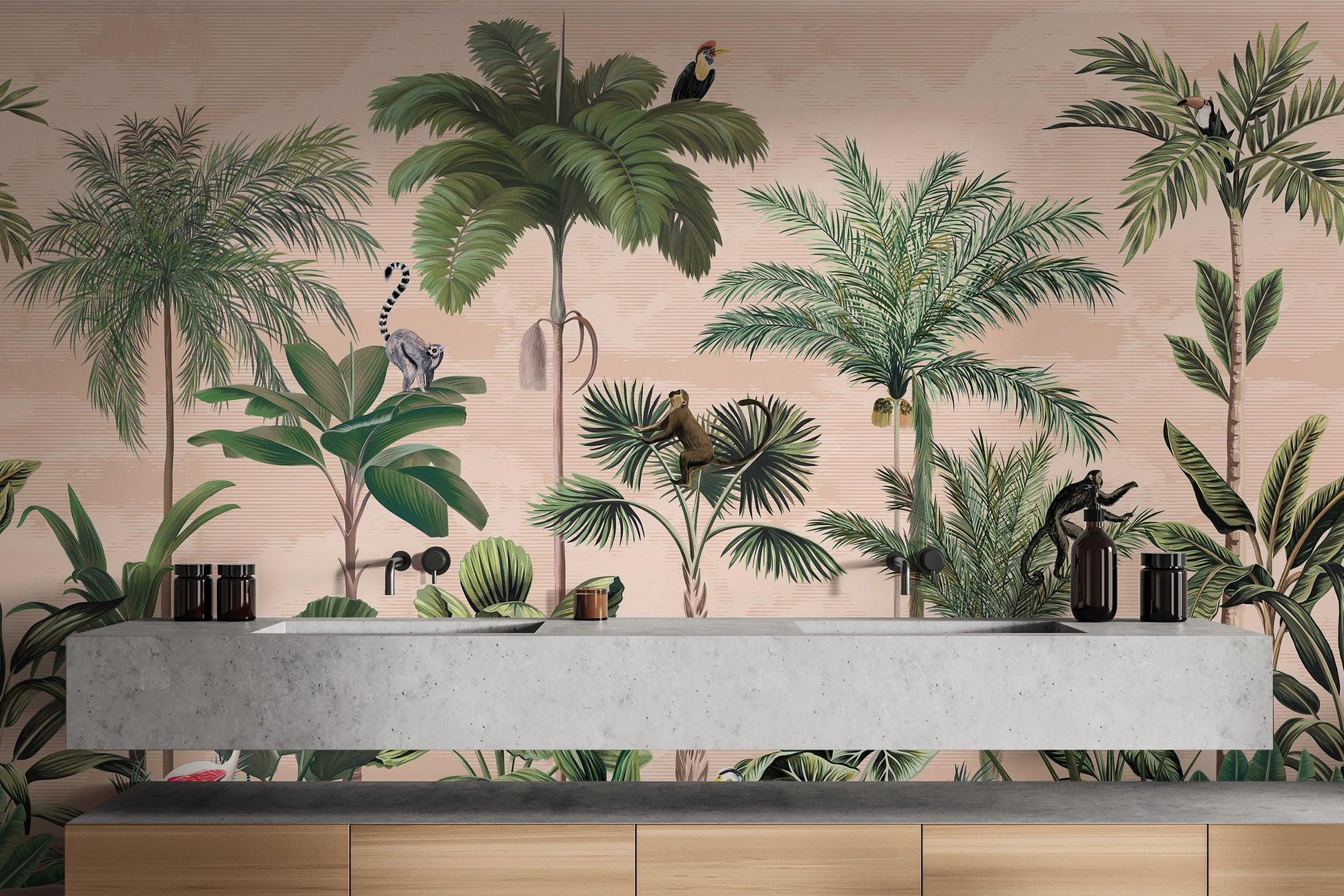 Jungle Rhapsody Wall Mural - Giffywalls