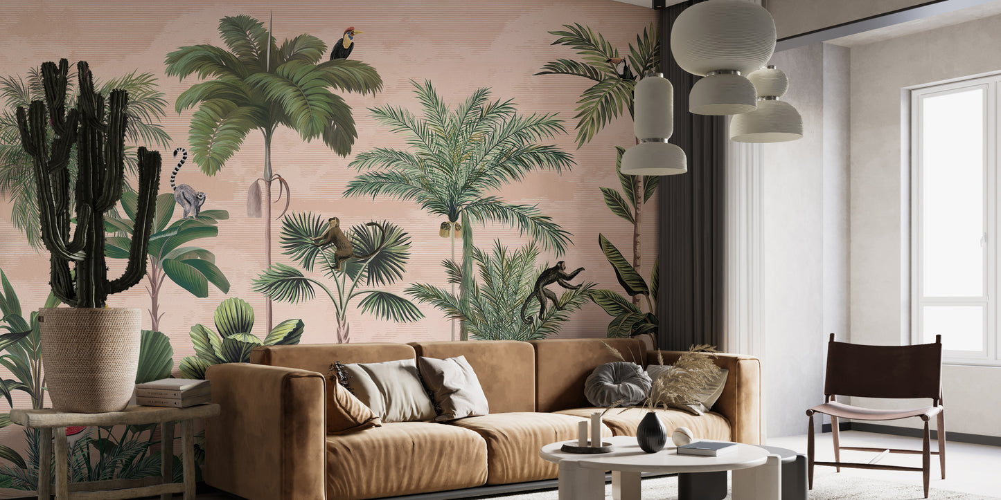 Jungle Rhapsody Wall Mural - Giffywalls