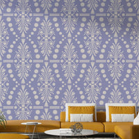 This wallpaper is suitable for a living room, a bedroom, or a formal dining area.
