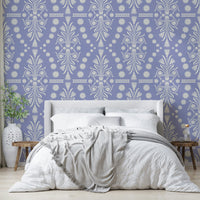 The colors are various shades of purple, from light lavender to deep violet.
