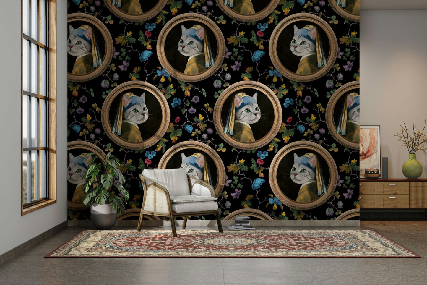 Sophisticated, painterly scene.

