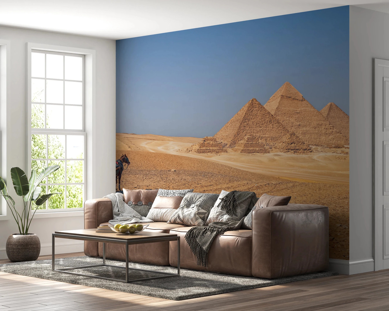 Pyramids of Giza Wall Mural