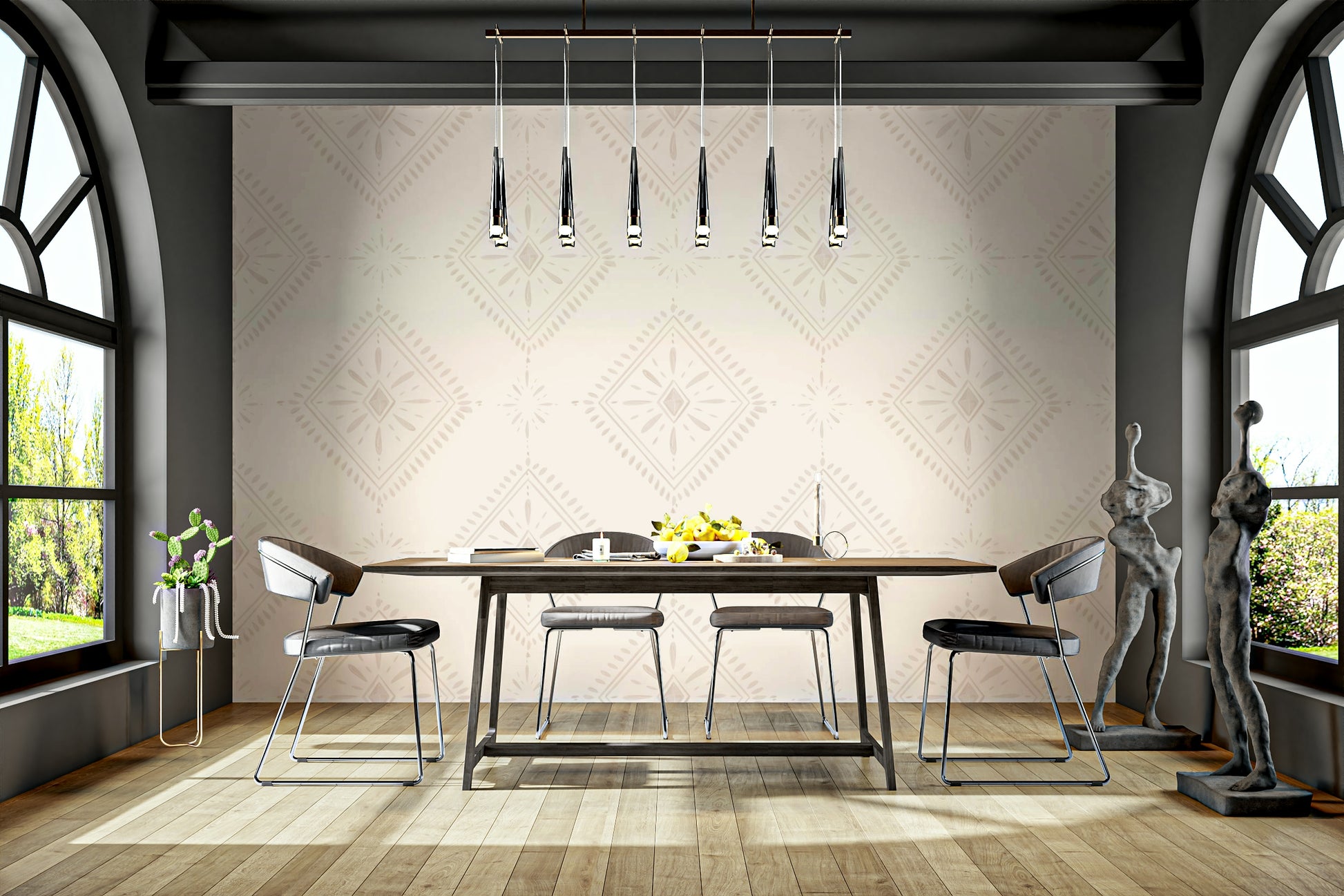 Calm sophisticated wallpaper

