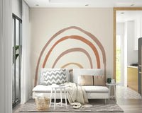 Watercolor rainbow for kids' room

