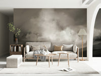 An artistic nature inspired mural for home decor.