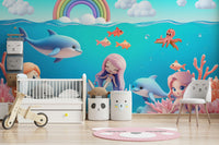 The image is suitable for a kids room or a playroom.

