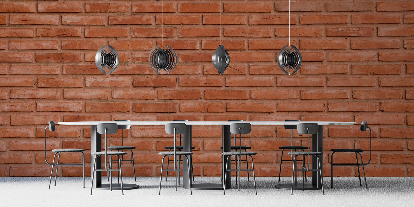 Close up of weathered red brick texture on a high quality wall mural.