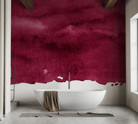 Artistic Maroon Watercolor Background for Walls