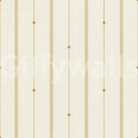 Cozy buttercream and mustard striped wallpaper for living spaces

