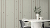 Refined Minimal Stripes Buttercream-Sienna Wallpaper with soft tones


