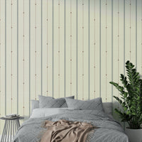 Clean, minimal stripes in classic wallpaper design


