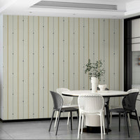 Country-inspired wallpaper with soft, earthy stripes

