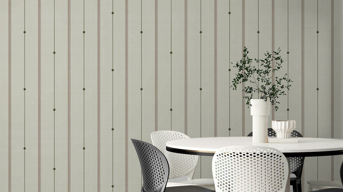Refined Minimal Stripes Rustic Wallpaper with earthy striped design

