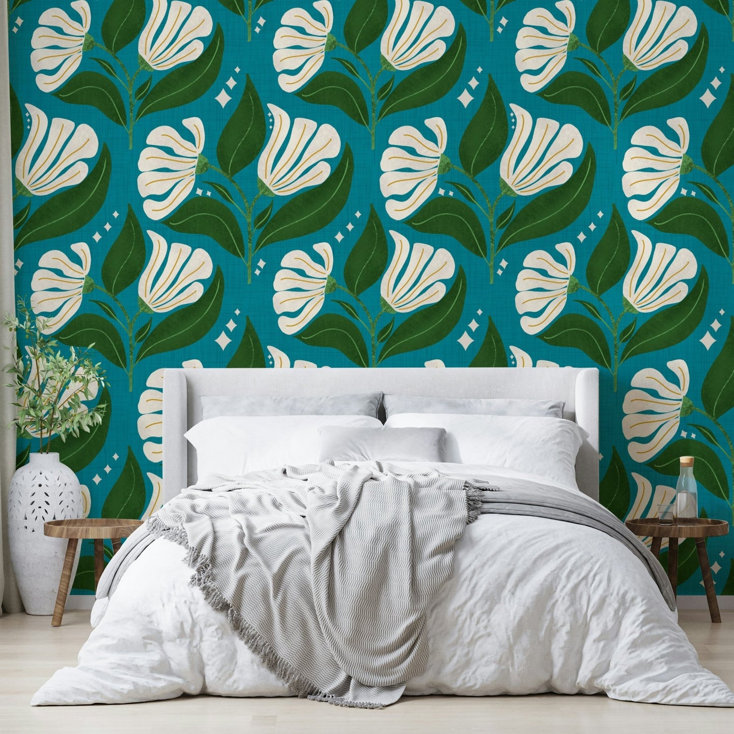 Suitable for a retro, eclectic, or themed interior.
