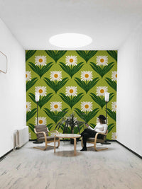 Bright, contrasting colors are used, typical of the era.
