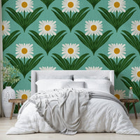 Bright, contrasting colors are used, typical of the era.
