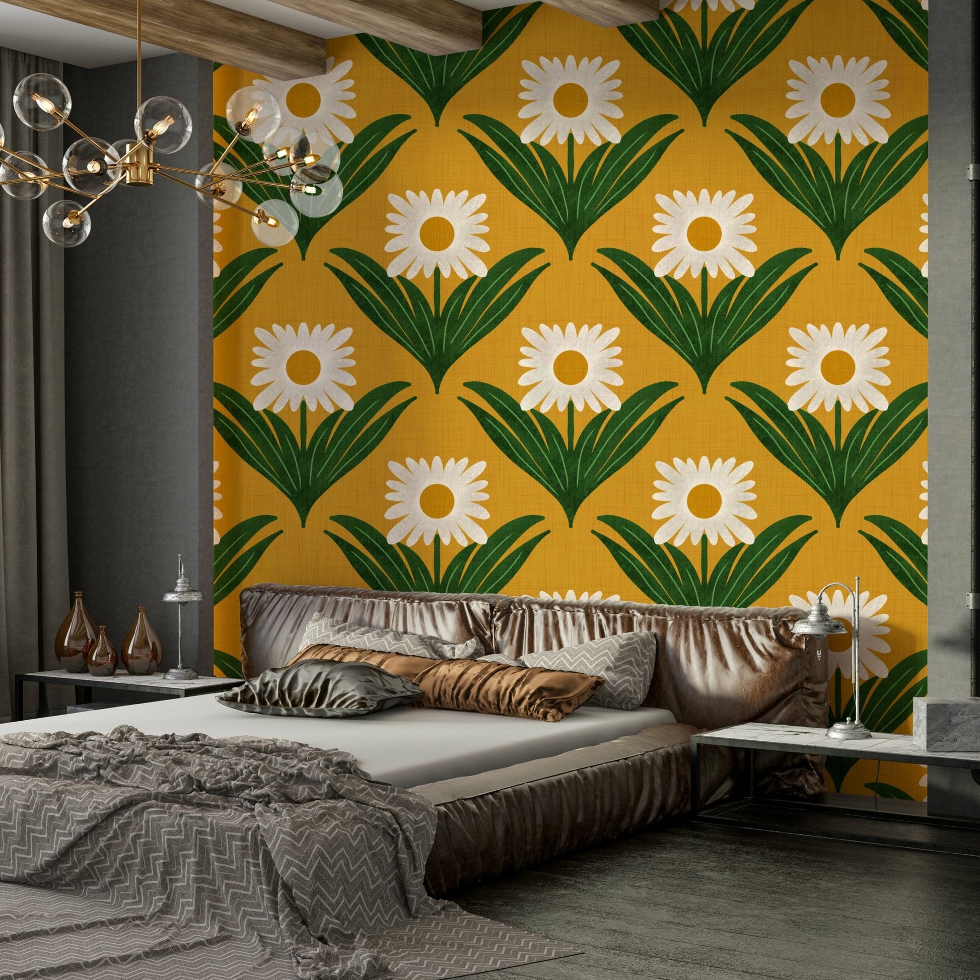 Suitable for a retro, eclectic, or themed interior.
