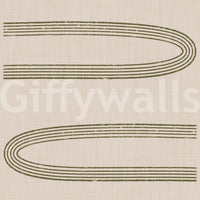 A high-quality minimalist arch wall mural for walls.

