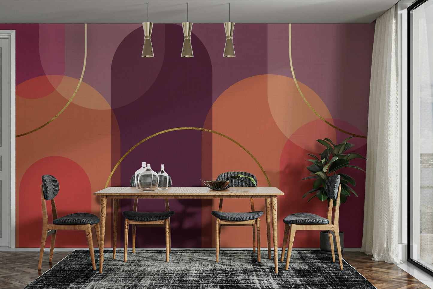 The look is subtle and very graceful.
