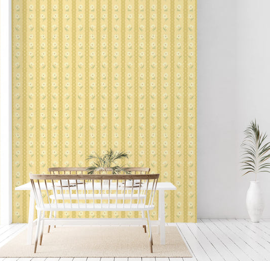 Retro Daisy Chains Wallpaper⁠