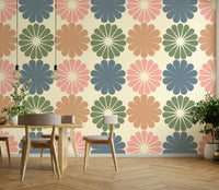 The composition is balanced and serene.
