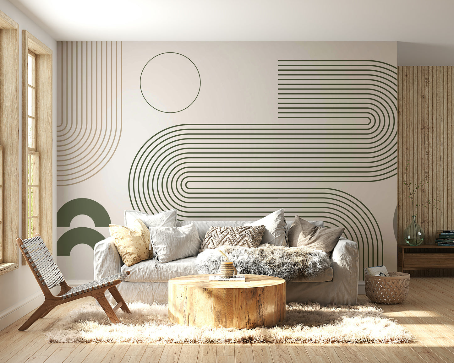 Vintage curves and flow on minimal background

