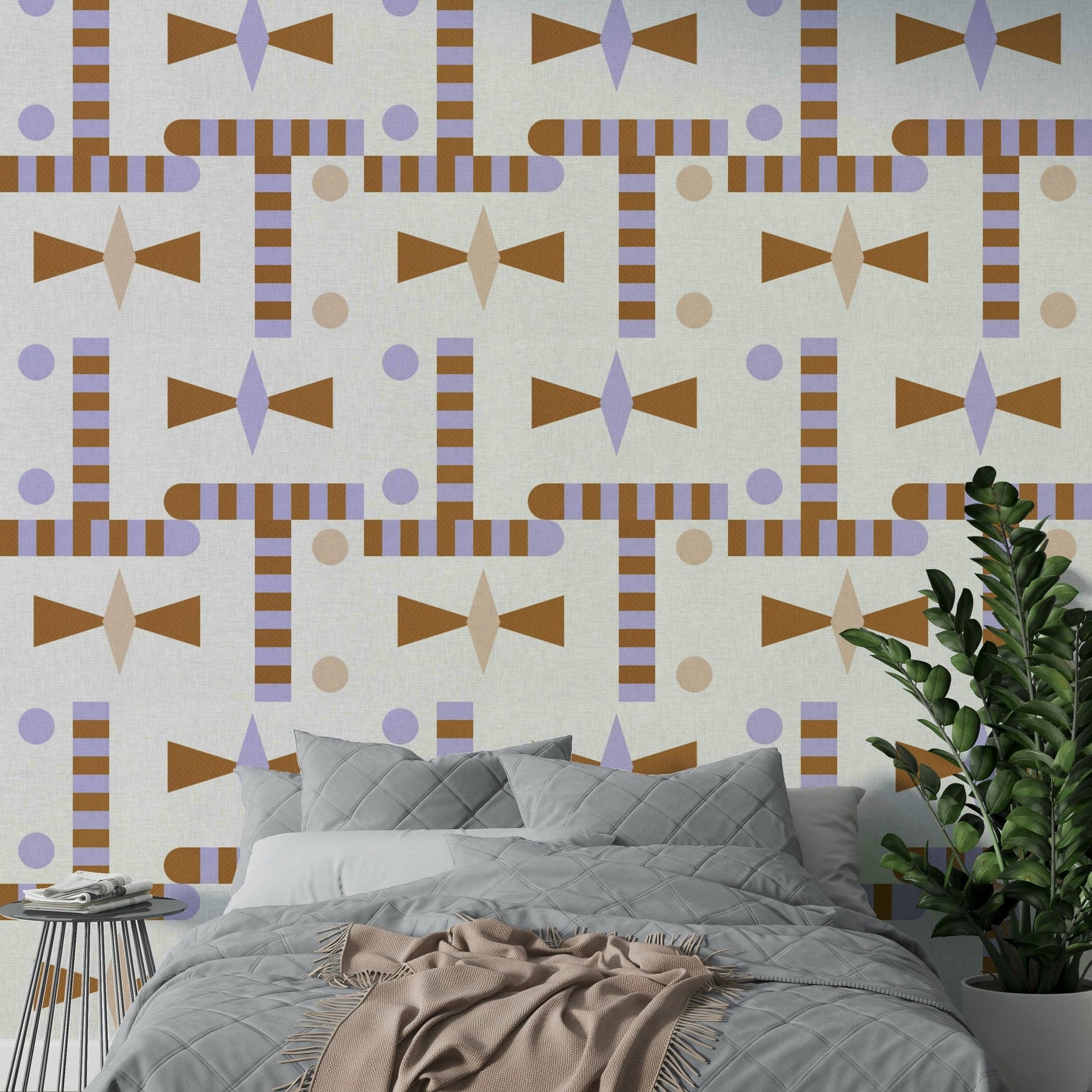 Retro geometric shapes for decor

