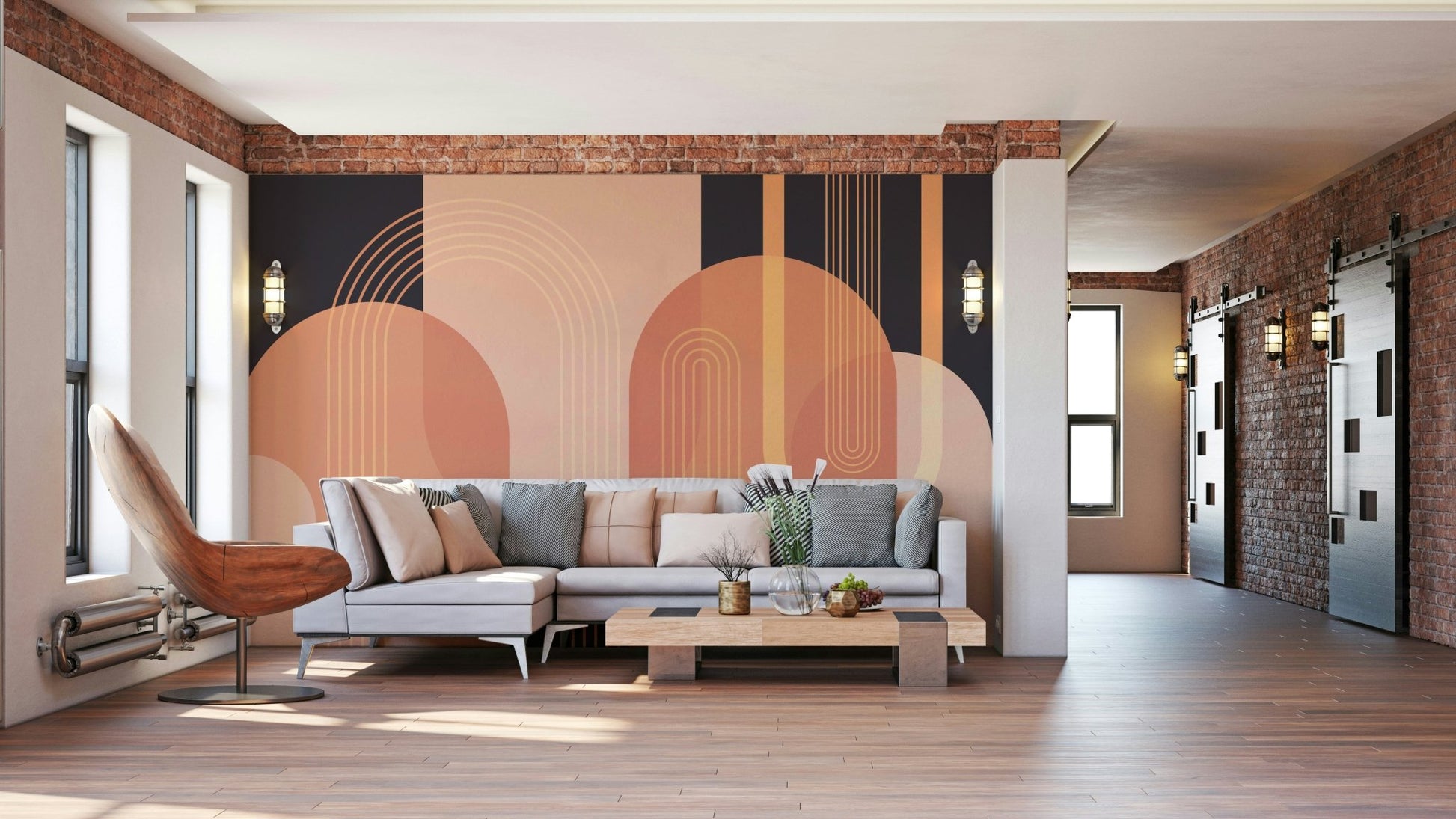 The image shows an artistic impression of gentle, abstract shapes.

