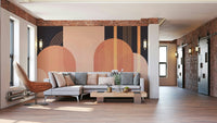 The image shows an artistic impression of gentle, abstract shapes.

