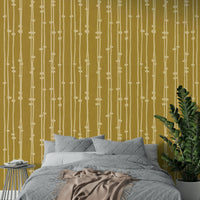 Boho Jewel Tone striped wallpaper