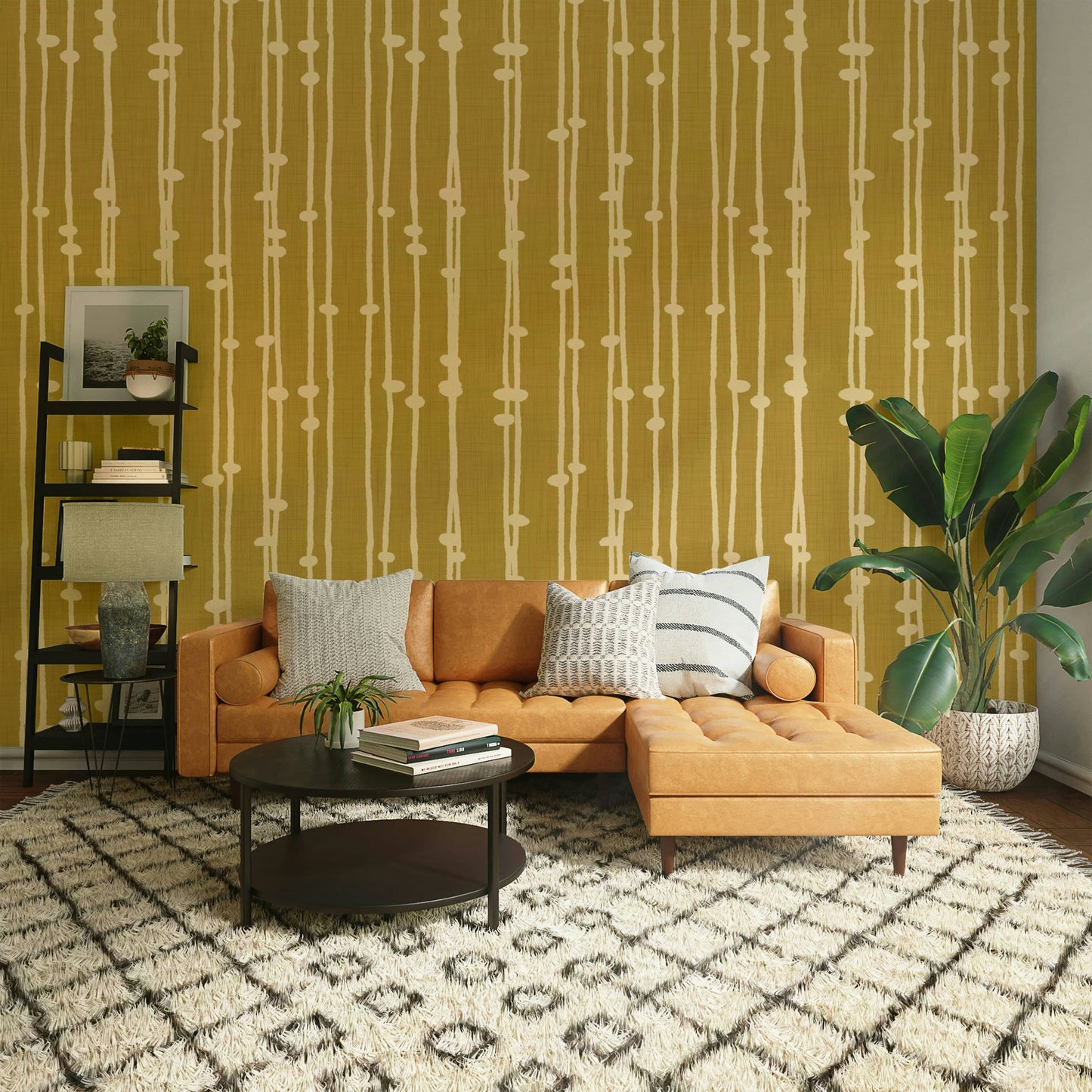 Boho Jewel Tone abstract wallpaper