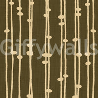 Boho Jewel Tone olive stripes decor