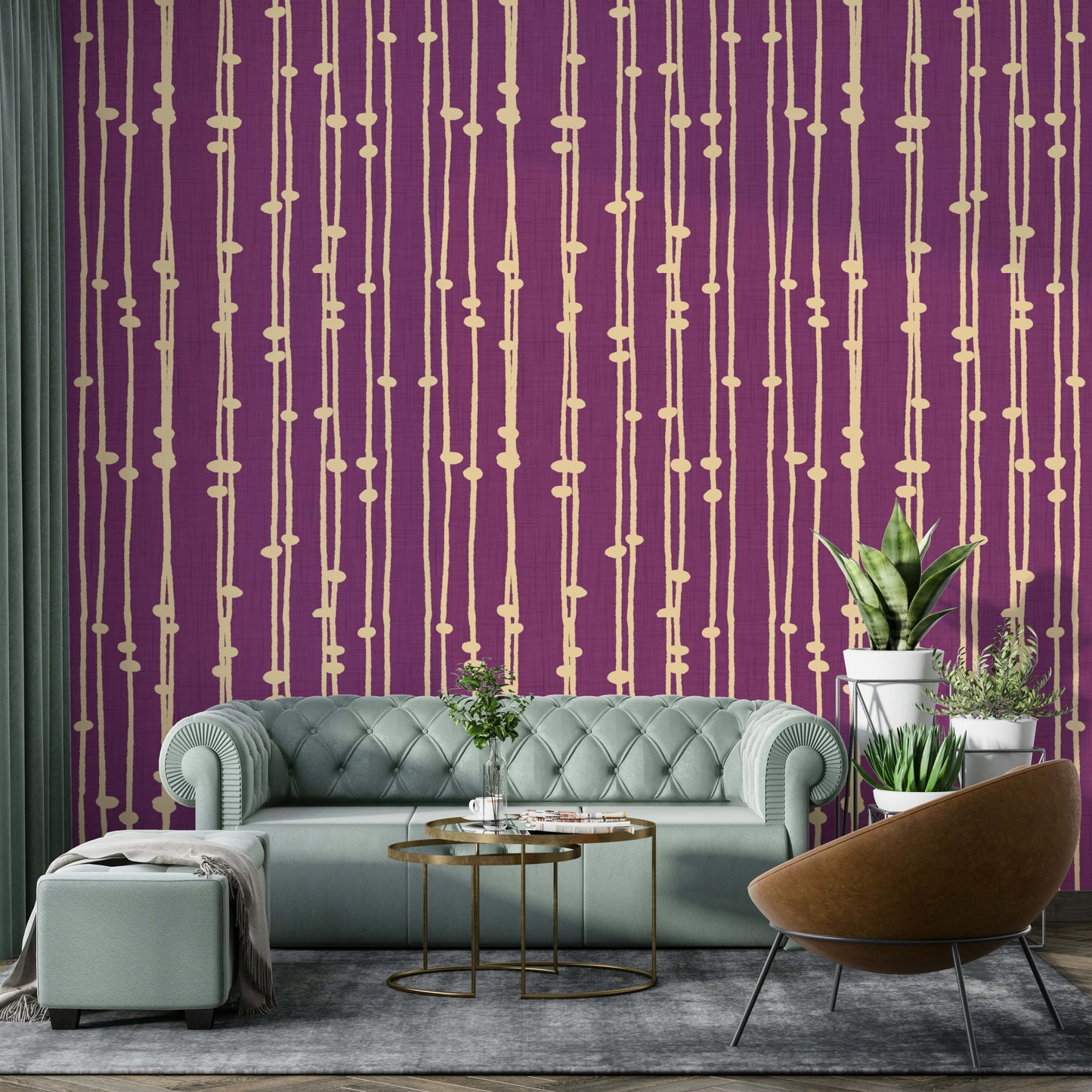 Boho Jewel Tone abstract wallpaper