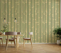 Boho Jewel Tone sage decor wallpaper
