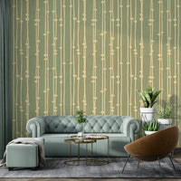 Boho Jewel Tone retro mural